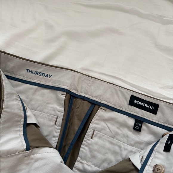 Bonobos Khaki Thursday Trousers - Picture 1 of 4